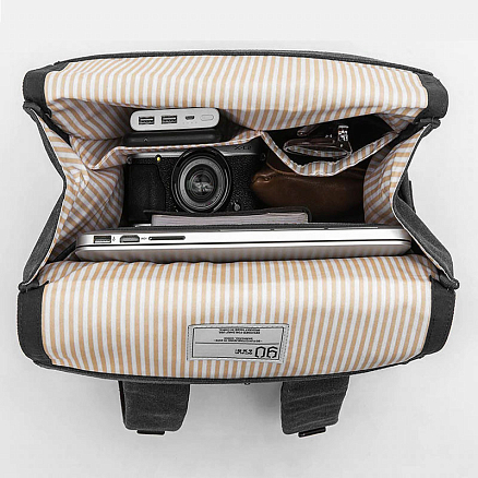 Рюкзак Xiaomi Ninetygo Grinder Oxford с отделением для ноутбука до 15,6 дюйма черный