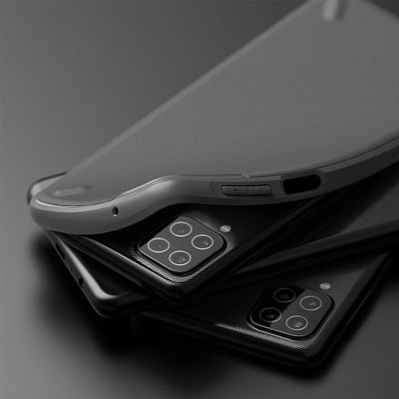 Чехол для Samsung Galaxy A12 гелевый Ringke Onyx черный