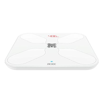 Умные напольные весы Picooc S3 (Wi-Fi, Bluetooth) размер 33х33 см белые