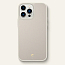 Чехол для iPhone 13 Pro Max гибридный с кожей Spigen Сyrill Leather Brick кремовый