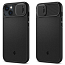 Чехол для iPhone 14 Plus гибридный Spigen Optik Armor MagSafe черный