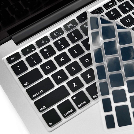 Накладка на клавиатуру защитная для Apple MacBook Air 13 (2020) А2179 USA (русские буквы) черная