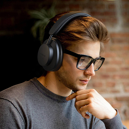 Наушники беспроводные Ugreen HP106 HiTune Max3 полноразмерные с микрофоном и активным шумоподавлением черные