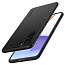 Чехол для Samsung Galaxy S21 FE пластиковый тонкий Spigen Thin Fit черный