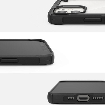 Чехол для iPhone 12 Mini гибридный Ringke Fusion X черный