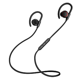 Наушники беспроводные Bluetooth Baseus Encok S17 вакуумные с микрофоном и пультом черные