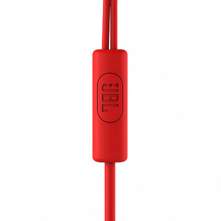 Наушники JBL C100SI вакуумные с микрофоном красные