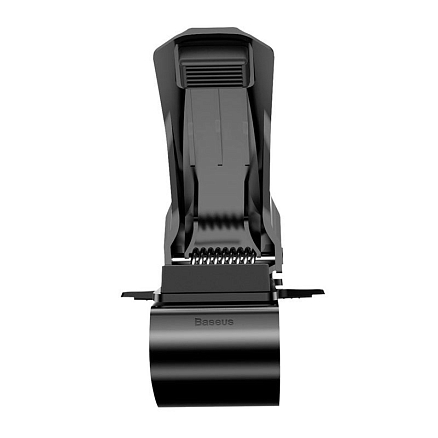 Держатель автомобильный на приборную панель на прищепке Baseus Mouth черный