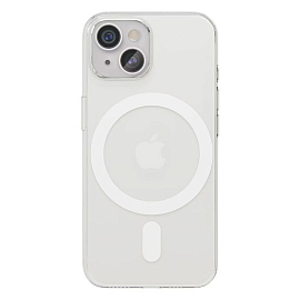 Чехол для iPhone 15 гибридный VLP Gloss MagSafe прозрачный