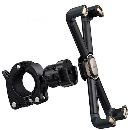 Держатель на руль велосипеда для телефона до 6.7 дюйма Baseus Quick to take cycling Holder черный