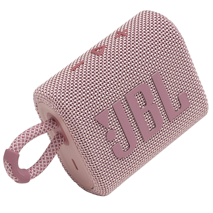 Портативная колонка JBL Go 3 с защитой от воды розовая