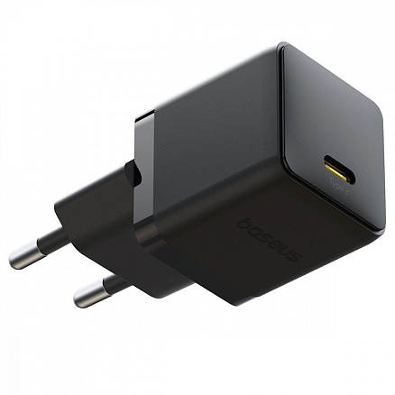Зарядное устройство сетевое Type-C 30W Baseus Palm (быстрая зарядка PD) черное