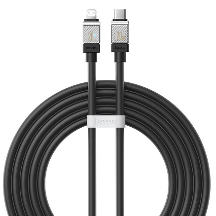 Кабель Baseus CoolPlay Series USB Type-C - Lightning (1 м, черный)