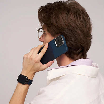 Чехол для iPhone 16 кевларовый тонкий Pitaka MagEZ 4 Over the horizon