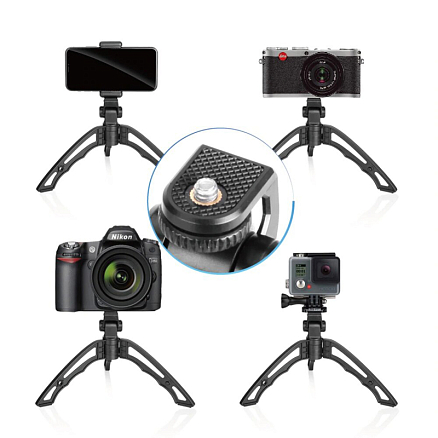 Объектив для телефона универсальный 4-в-1: Telephoto 18Х, Fisheye, Wide-Angle, Macro Apexel APL-T18 + штатив для телефона