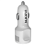 Зарядное устройство автомобильное с двумя USB входами 5.2A и Type-C кабелем Maxvi CCM-522 Plus T белое