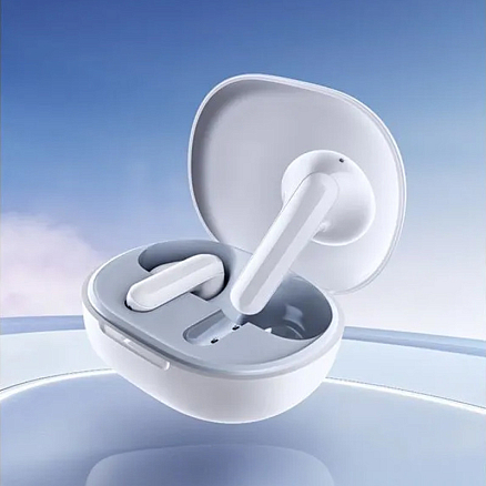 Наушники TWS беспроводные Bluetooth Xiaomi Redmi Buds 4 Lite вкладыши с микрофоном белые