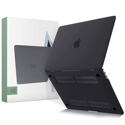 Чехол для Apple MacBook Pro 13 A1708, Touch Bar A1706, A1989, 2020 A2289, 2020 A2251, A2338 пластиковый Tech-Protect SmartShell черный