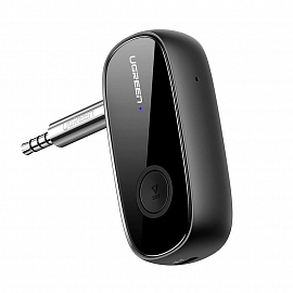 Bluetooth аудио адаптер (ресивер) разъем 3,5 мм aptX Ugreen CM279 с громкой связью черный