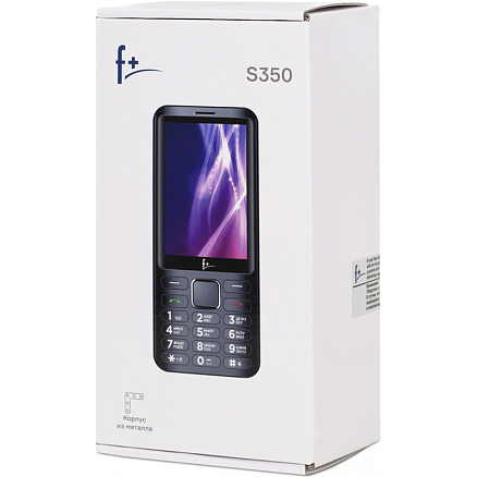 Мобильный телефон F+ S350 темно-серый