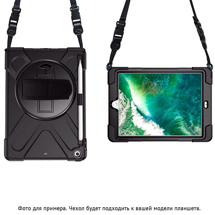 Чехол для Samsung Galaxy Tab A 10.1 (2019) T515, T510 гибридный Nova Hybrid черный