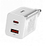 Зарядное устройство сетевое с USB и Type-C 30W Baseus Super Si Pro (быстрая зарядка QC, PD) белое