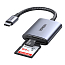 Картридер Type-C 3.2 Gen1 для SD и MicroSD Ugreen CM401 серый
