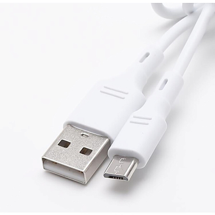 Кабель USB - MicroUSB для зарядки 1 м 2.1A Digitalpart MC-60 белый
