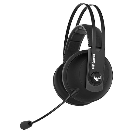 Наушники Asus TUF Gaming H7 полноразмерные с микрофоном игровые серые