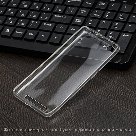 Чехол для Meizu X ультратонкий гелевый 0,5мм Nova Crystal прозрачный