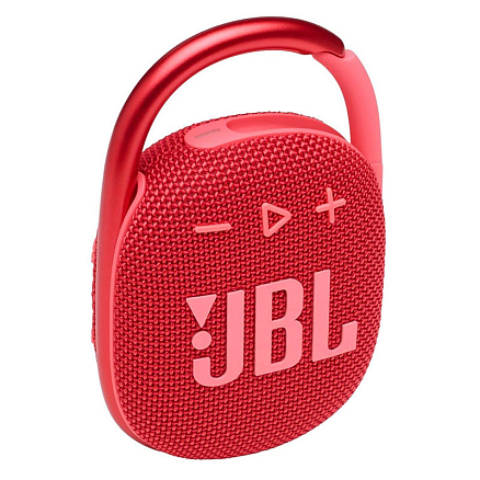 Портативная колонка JBL Clip 4 с защитой от воды красная