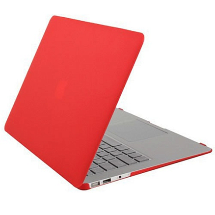 Чехол для Apple MacBook Air 13 A1466 дюймов пластиковый матовый Enkay Translucent Shell красный