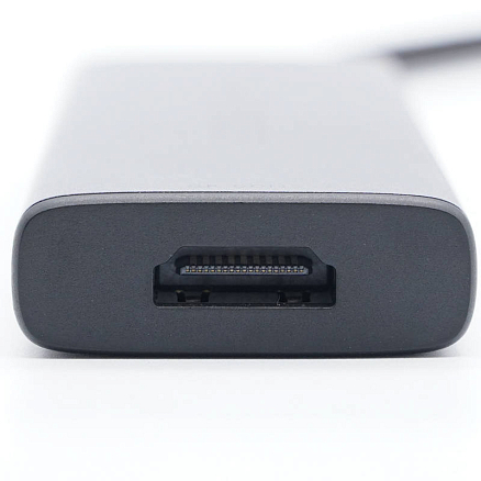 Хаб (разветвитель) Type-C - HDMI 8K, 2 х Type-C, 2 х USB 3.2 Ugreen CM500 серый