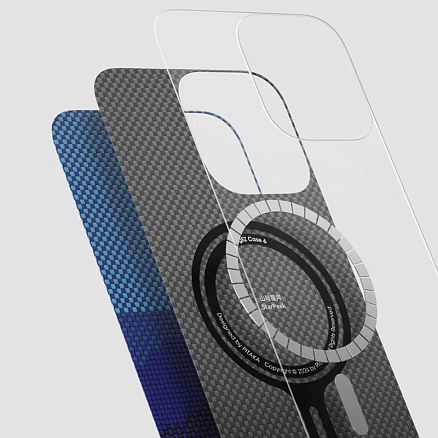 Чехол для iPhone 16 Pro Max кевларовый тонкий Pitaka MagEZ 4 Over the horizon