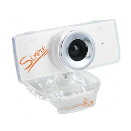 Веб-камера Simple S3 белая