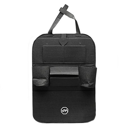 Органайзер в салон автомобиля на спинку сиденья Joyroom серый