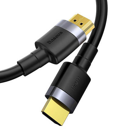 Кабель HDMI - HDMI (папа - папа) длина 3 м версия 2.0 4K 60Hz Baseus Cafule черный