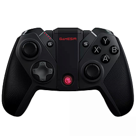 Джойстик (геймпад) беспроводной для телефона, Nintendo Switch и ПК GameSir G4 Pro с держателем для телефона черный