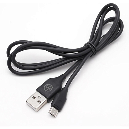 Кабель USB - MicroUSB для зарядки 1 м 2.1A Digitalpart MC-60 черный