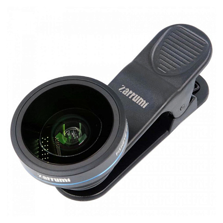 Объектив для телефона Zarrumi Fisheye 12 мм 190° универсальный на прищепке