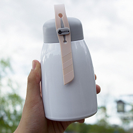 Термос (термобутылка) Breda Chubby 320 мл белый