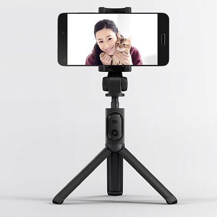 Монопод (палка для селфи) Bluetooth с кнопкой и треногой Xiaomi Mi Selfie Stick черный