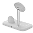 Беспроводная зарядка 3-в-1 MagSafe для телефона, Apple Watch и AirPods 22.5W TFN MagStand QI28 белая