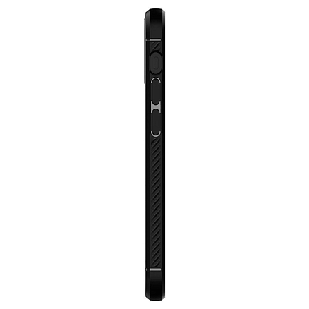 Чехол для iPhone 12 Mini гелевый Spigen Rugged Armor черный