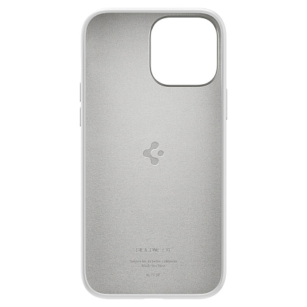 Чехол для iPhone 13 Pro Max силиконовый Spigen Silicone Fit белый