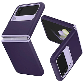 Чехол для Samsung Galaxy Z Flip 4 гибридный Spigen Caseology Nano Pop фиолетовый