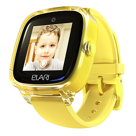 Детские умные часы с GPS и Wi-Fi трекером Elari KidPhone Fresh желтые