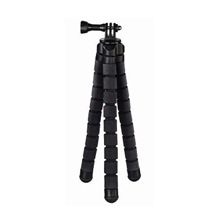 Мини-штатив гибкий для телефона, фотоаппарата или экшн-камеры Hama Flex S черный