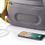 Рюкзак XD Design Bobby Soft с отделением для ноутбука до 15,6 дюйма и USB портом антивор желтый