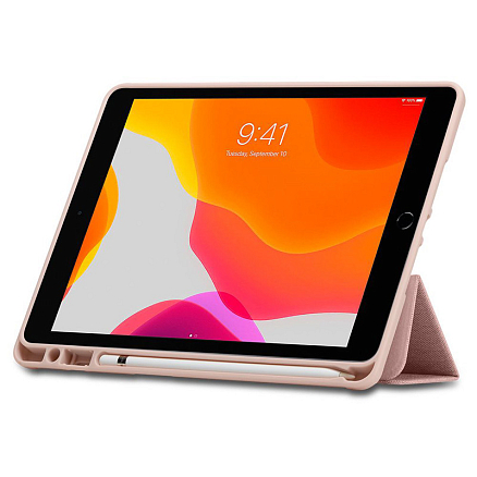 Чехол для iPad 10.2, 10.2 2020 книжка Spigen Urban Fit розовый